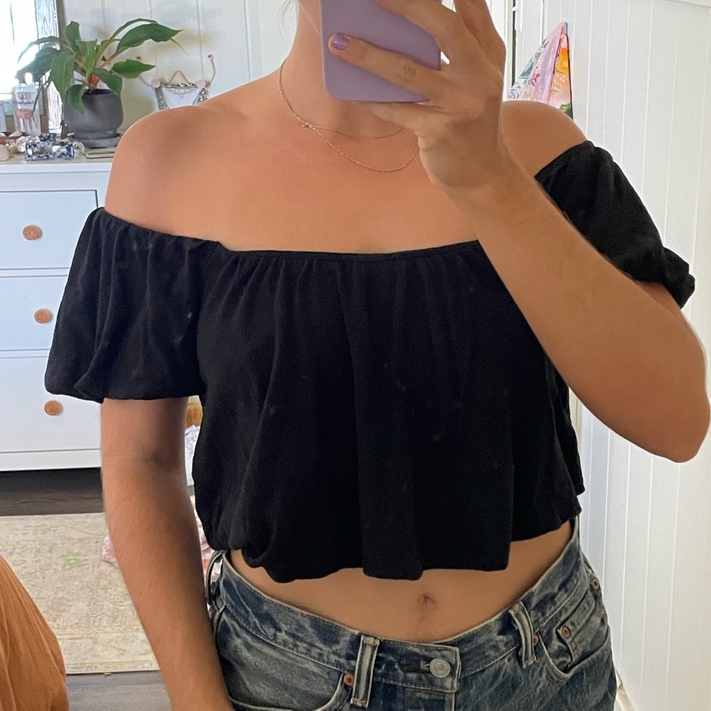 Free People Off the Shoulder Blouse